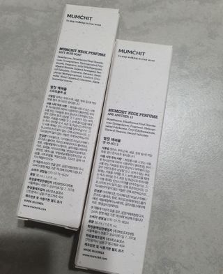 멈칫(MUMCHIT) 넥퍼퓸 NECKPERFUME 2가지 향 — 4.5점을 준 리뷰어가 2021년 11월 올린 사용 사진
