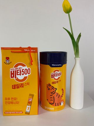 광동생활건강 프리 [광동] VB와 VC를 함유한 멀티 비타민 비타 500 데일리 스틱 180포 — 5점을 준 리뷰어가 2022년 6월 올린 사용 사진