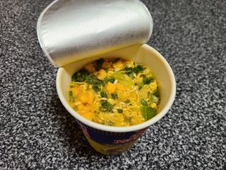 NISSIN 닛신 컵누들  4종 - 씨푸드오리지날, 씨푸드 스파이시, 씨푸드 커리, 씨푸드 XO소스 — 5점을 준 리뷰어가 2022년 5월 올린 사용 사진