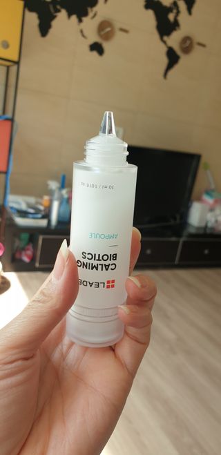 리더스코스메틱 카밍 바이오틱스 앰플 — 5점을 준 리뷰어가 2021년 4월 올린 사용 사진