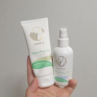 mom e 맘이 내추럴 베이비 케어 크림+바디오일 — 5점을 준 리뷰어가 2021년 1월 올린 사용 사진