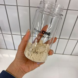프로티원 단백질쉐이크 곡물맛 2주분 1통+보틀 — 5점을 준 리뷰어가 2021년 4월 올린 사용 사진
