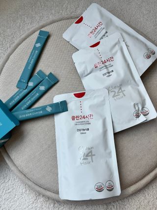 클린24시간 1BOX(5포) + 전용보틀(500ml) — 4점을 준 리뷰어가 2023년 6월 올린 사용 사진