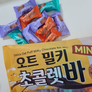 델리스 오트 밀키 초콜릿 바 — 5점을 준 리뷰어가 2022년 3월 올린 사용 사진