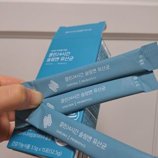 클린24시간 슬림앤유산균 1박스 (3.5g X 15포) — 5점을 준 리뷰어가 2023년 5월 올린 사용 사진