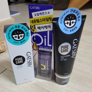 [갸스비] 명불허전, 남성을 위한 브랜드 갸스비의 올인원, 폼클렌징, 헤어오일 3종 — 5점을 준 리뷰어가 2021년 4월 올린 사용 사진