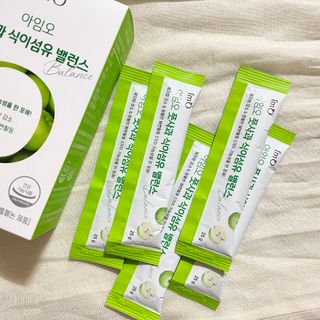 아임오 풋사과 식이섬유 밸런스 젤리 14포 — 4.5점을 준 리뷰어가 2021년 10월 올린 사용 사진