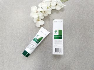 랑벨 랑바이오 블랙 시카 크림 50ml(블랙비 프로폴리스, 시카 4종, 판테놀 10 함유) — 5점을 준 리뷰어가 2022년 4월 올린 사용 사진