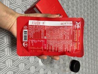 클린24시간 레드박스 1BOX(5포) + 전용보틀(500ml) — 5점을 준 리뷰어가 2024년 2월 올린 사용 사진