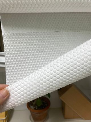 부직포나라 중금속유해물질ZERO 뜯어쓰는 주방 일회용수세미 60매 2매 — 4점을 준 리뷰어가 2022년 11월 올린 사용 사진