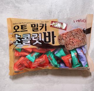델리스 오트 밀키 초콜릿 바 — 5점을 준 리뷰어가 2022년 4월 올린 사용 사진
