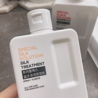 트리플에스 탈모 샴푸 275ml + 실크 트리트먼트 275ml — 5점을 준 리뷰어가 2021년 2월 올린 사용 사진