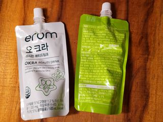 [이롬] 오크라 마시는 뷰티드링크 100mL x 20입 — 5점을 준 리뷰어가 2022년 7월 올린 사용 사진
