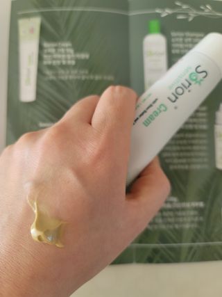 건선/아토/습진/민감성 피부 천연보습진정크림 소리온 크림 & 센시티브 크림 50g — 5점을 준 리뷰어가 2022년 1월 올린 사용 사진