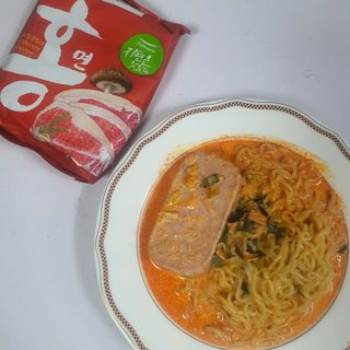 [풀무원] 자연은맛있다 정면, 백면, 홍면  세트 — 5점을 준 리뷰어가 2021년 4월 올린 사용 사진