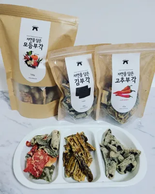 자연을담은모듬부각 — 5점을 준 리뷰어가 2022년 1월 올린 사용 사진