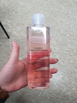 [바디셀런스] 속보습+사용감+향 모두 잡은 / 세라드린 속보습 핑크토너 300ml — 5점을 준 리뷰어가 2022년 3월 올린 사용 사진