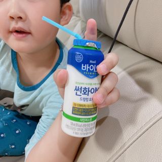 LIVE 매일바이오 썬화이버 드링킹 요거트 — 5점을 준 리뷰어가 2022년 8월 올린 사용 사진
