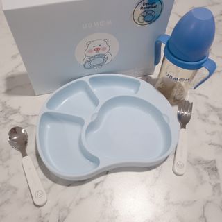 유비맘 캐릭터 실리콘 흡착 식판_색상 랜덤발송 — 5점을 준 리뷰어가 2021년 1월 올린 사용 사진