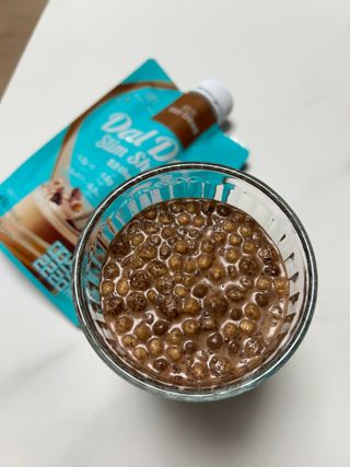 달달슬림쉐이크 [블로그]달달슬림 맛있는 단백질 쉐이크 파우치 다이어트 식사대용 프로틴 파우더 보충제 — 5점을 준 리뷰어가 2025년 10월 올린 사용 사진