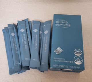 클린24시간 슬림앤유산균 1박스 (3.5g X 15포) — 4.5점을 준 리뷰어가 2023년 1월 올린 사용 사진