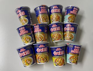 NISSIN 닛신 컵누들  4종 - 씨푸드오리지날, 씨푸드 스파이시, 씨푸드 커리, 씨푸드 XO소스 — 5점을 준 리뷰어가 2023년 1월 올린 사용 사진