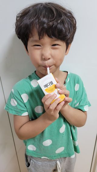메디웰 페디아드링크 미니 바나나맛 — 5점을 준 리뷰어가 2022년 8월 올린 사용 사진