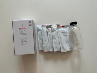 클린24시간 1BOX(5포) + 전용보틀(500ml) — 5점을 준 리뷰어가 2023년 7월 올린 사용 사진