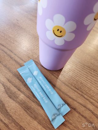클린24시간 슬림앤유산균 1박스 (3.5g X 15포) — 5점을 준 리뷰어가 2022년 11월 올린 사용 사진