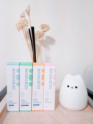 코드네이처 비아미 퍼펙트 케어 4종 — 5점을 준 리뷰어가 2021년 8월 올린 사용 사진
