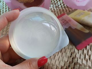 (주) 피치코리아 물방울떡젤리 X 2개입 — 3.5점을 준 리뷰어가 2022년 11월 올린 사용 사진