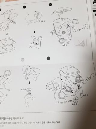 움직이는 종이로봇 - 로빗 로얄버전 움직이는 종이 로봇 - 로빗 — 3.5점을 준 리뷰어가 2020년 12월 올린 사용 사진