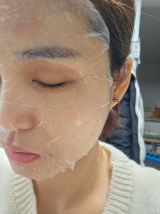 세뚜아(Cettua) 나우[세뚜아] 포레스트 수딩 마스크 Cettual Forest  Soothing Mask 4매 — 4점을 준 리뷰어가 2024년 1월 올린 사용 사진