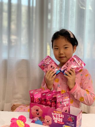 [팔도] 잔망루피젤리 믹스베리맛 42g 8개 — 5점을 준 리뷰어가 2022년 2월 올린 사용 사진