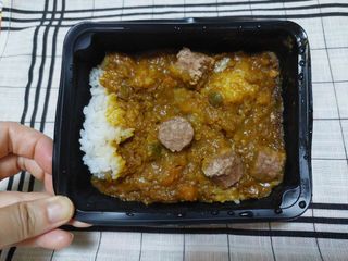 브라잇벨리 식물성 미트볼과 일본식카레의 만남, 플랜트볼 카레라이스 — 4.5점을 준 리뷰어가 2022년 9월 올린 사용 사진