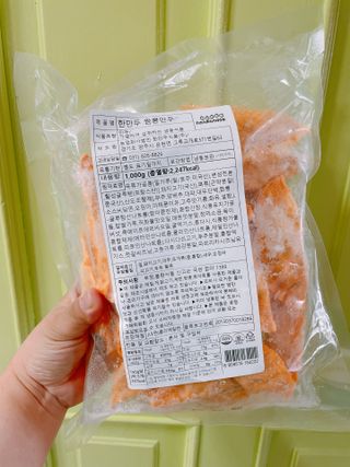 한만두 진한 해물맛 짬뽕만두 1kg — 5점을 준 리뷰어가 2021년 4월 올린 사용 사진