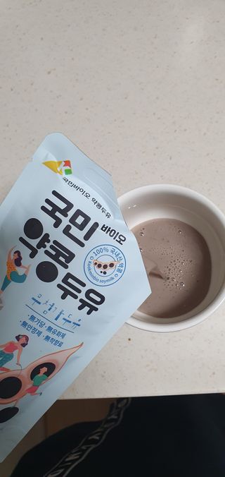 국민바이오 약콩두유 — 5점을 준 리뷰어가 2022년 5월 올린 사용 사진