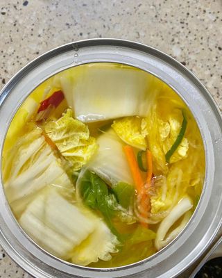 셰프애찬 단호박 백김치 1kg — 4점을 준 리뷰어가 2022년 10월 올린 사용 사진
