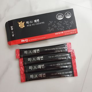 새롬바이오 리생 [미쾌변] 차전자피 식이섬유 건강기능식품 3팩 — 5점을 준 리뷰어가 2021년 7월 올린 사용 사진