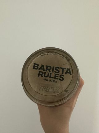 바리스타룰스 돌체 라떼 — 5점을 준 리뷰어가 2023년 4월 올린 사용 사진
