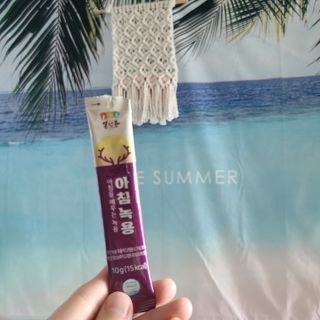 [몸엔용] 전국 이마트 런칭 신상, 아침을 깨우는 녹용 아침녹용 10g x 28포 — 5점을 준 리뷰어가 2021년 7월 올린 사용 사진