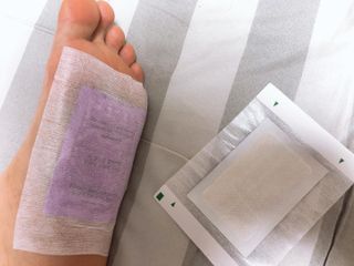 [레제르] 아로마 수액패치 발패치 10매입 - 라벤더향/유칼립투스향/대나무향 — 5점을 준 리뷰어가 2022년 3월 올린 사용 사진