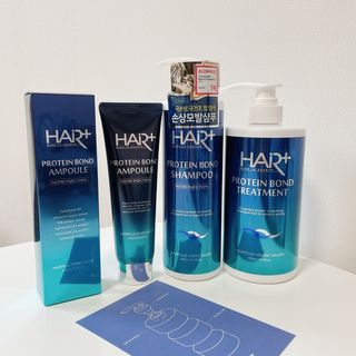 헤어플러스 단백질탈모샴푸 500ml+단백질본드앰플 145ml — 4.5점을 준 리뷰어가 2021년 3월 올린 사용 사진
