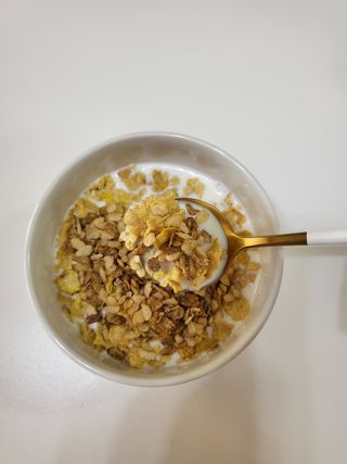 씨알푸드 유기농 쌀 시리얼 390g + 갓 구운 유기농 발아통곡물 150g — 5점을 준 리뷰어가 2021년 12월 올린 사용 사진