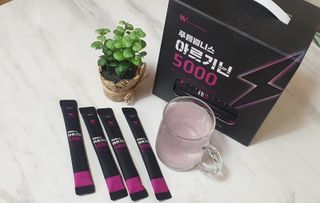 [푸름웰니스] 아르기닌 5000 (10g x 100포) — 4.5점을 준 리뷰어가 2022년 4월 올린 사용 사진
