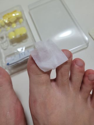 틸디앤 에어플렉스 젤리핏 페디팁 — 5점을 준 리뷰어가 2021년 7월 올린 사용 사진
