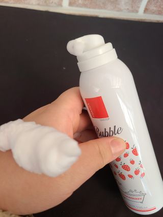 여우두마리 아기 버블클렌저 버블폼 거품놀이 유아바디워시 배쓰밤 입욕제 — 5점을 준 리뷰어가 2021년 2월 올린 사용 사진