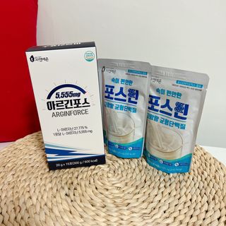 자연에온 아르긴포스 L-아르기닌 5555mg 스틱 15개입 1박스 — 5점을 준 리뷰어가 2022년 2월 올린 사용 사진