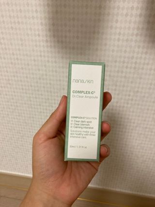 나나스킨 콤플렉스씨쓰리닥터클리어앰플 — 4점을 준 리뷰어가 2021년 10월 올린 사용 사진