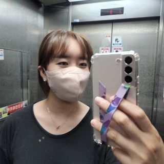 [애니가드] 셋업 메베마스크라이트  (대형 4컬러 + 중형 4컬러) — 5점을 준 리뷰어가 2022년 7월 올린 사용 사진